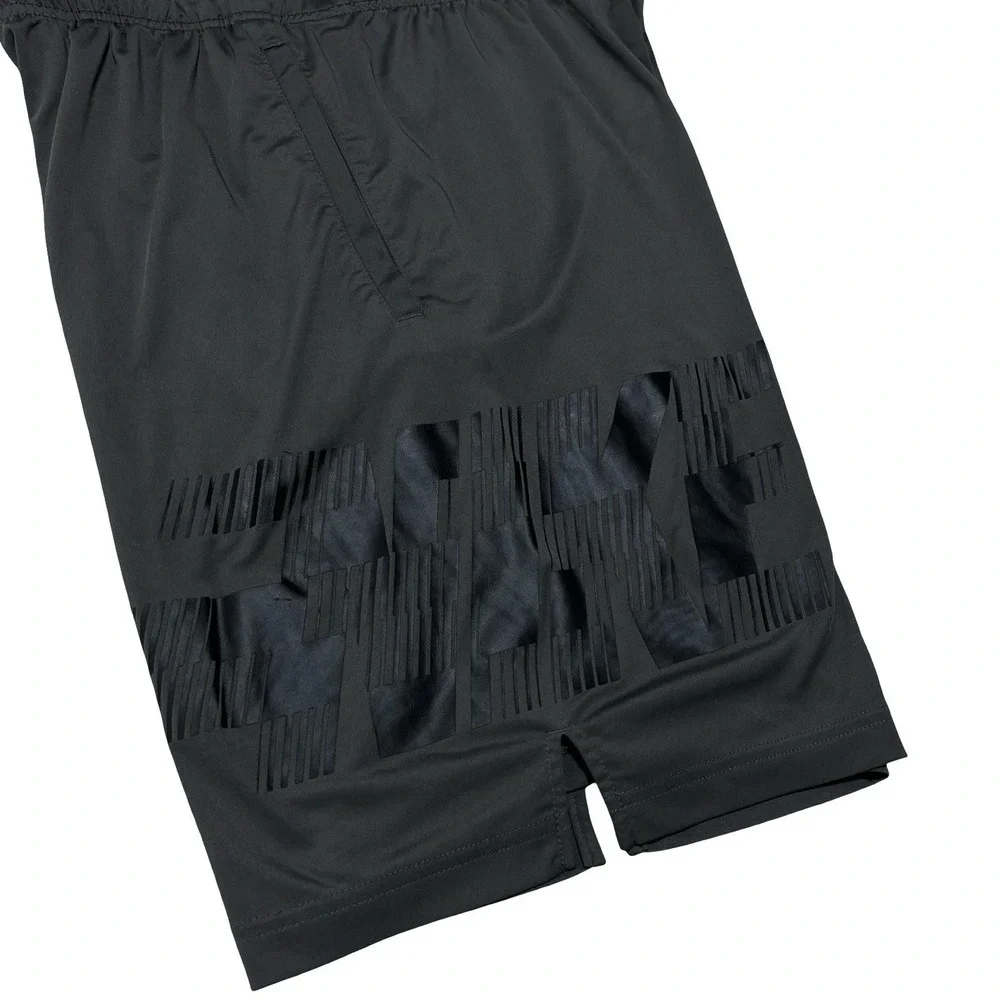 Nike Dri Fit Men's Athletic Gym Training Baggy Shorts Gray Size Large 30 x 9